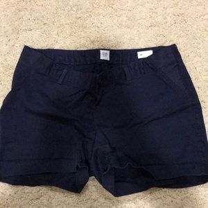 GAP navy blue maternity shorts size 2
